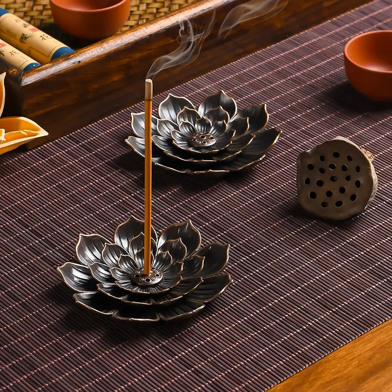Incense Burner with Detachable Ash Catcher (1pc)